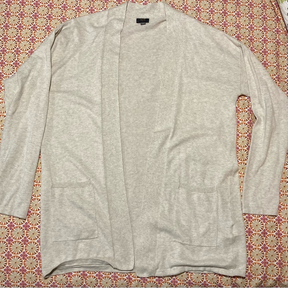 MIX by‎ 41 Hawthorn Cream Lighweight Open Front Cardigan